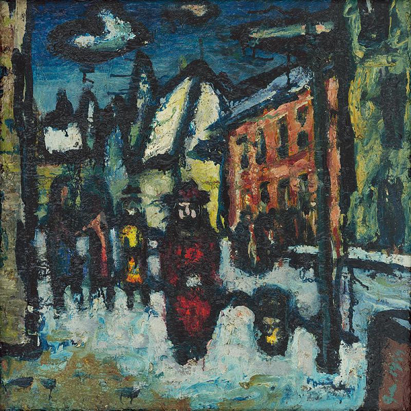 Ladislav Guderna – Street in Winter 