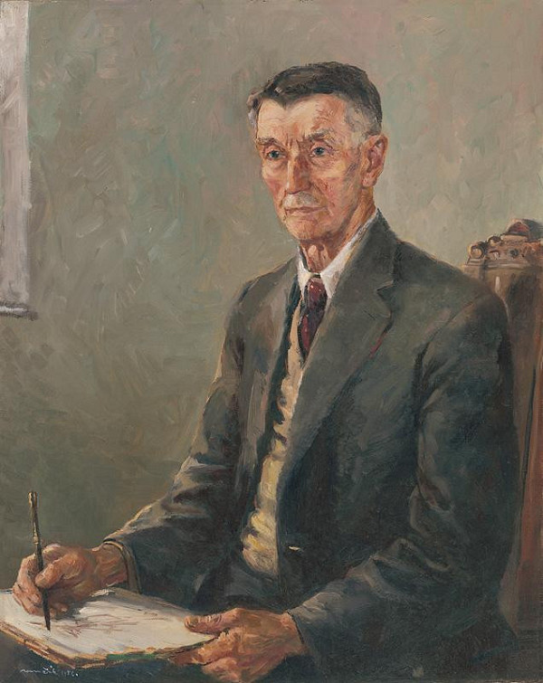 Július Nemčík – Portrait of the Artist Jaroslav Augusta