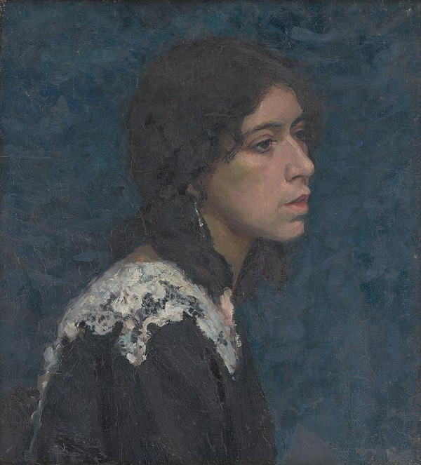 Vladimír Gessay – Podobizeň dievčaťa s čipkovým golierikom 