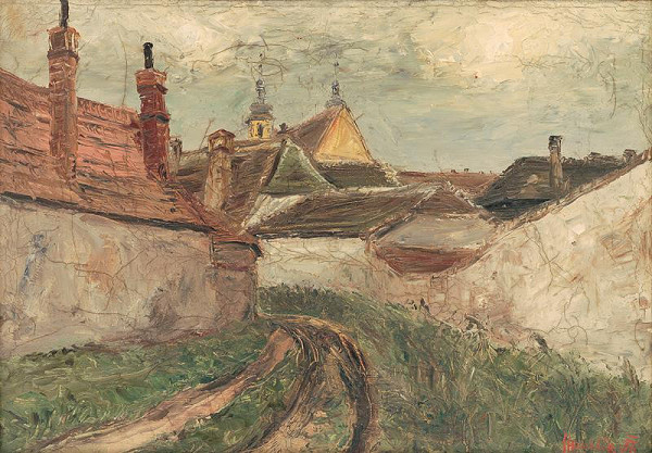 Svatopluk Havrlík – Ulička v Trnave 