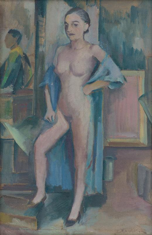 Bedrich Hoffstädter – Study of Female Nude