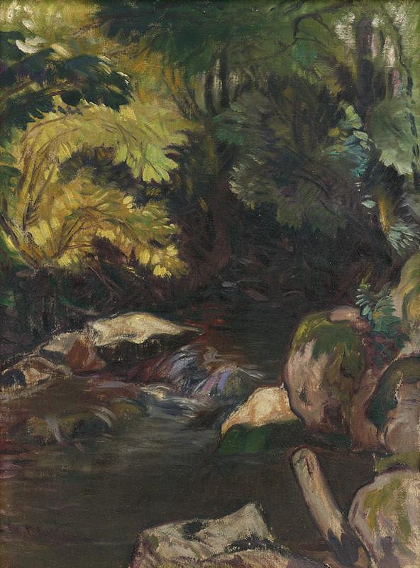 Martin Benka – Potok v Malých Karpatoch 