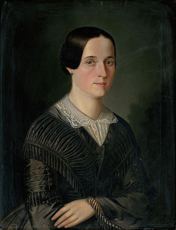 Peter Michal Bohúň – Portrait of Terézia Droppová (née Klenkayová)