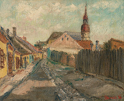 Svatopluk Havrlík – Michalská ulička v Trnave 