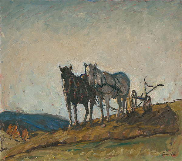 Jozef Kollár – Ploughing at Ours