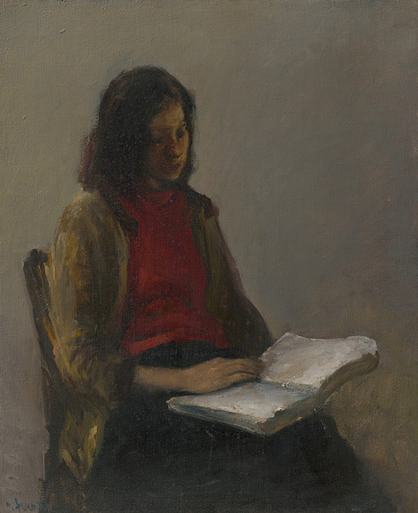 Michal Jakabčic – Žena s knihou