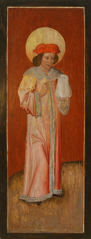 Slovenský maliar dúbravských oltárikov – Svätý Kozma rub