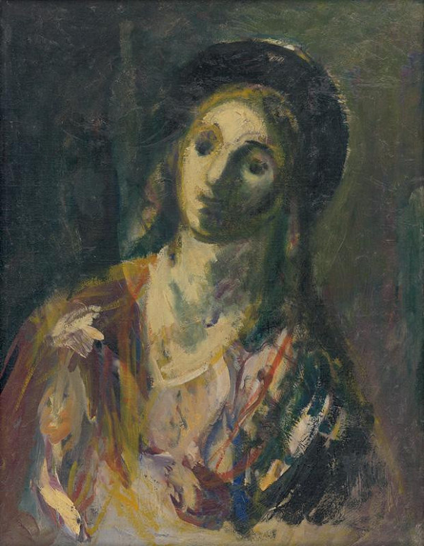 Ján Mudroch – Woman with Black Hat