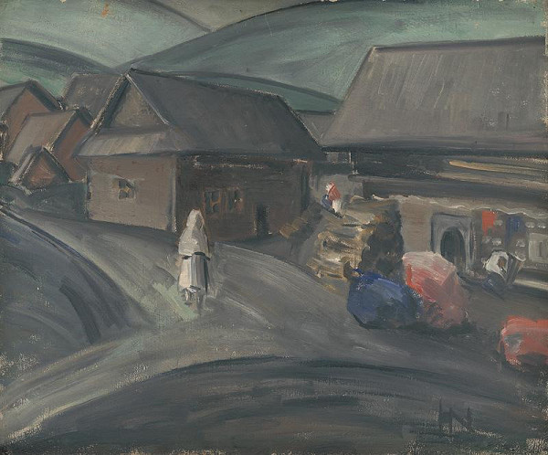 Francúzska maliarka z 20. storočia – Na slovenskej dedine