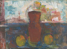 Ambróz Akidos – Still Life with Fruit 