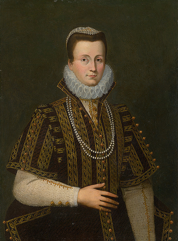 Západoeurópsky maliar zo 16. storočia – Portrait of a Lady with White Ruff 