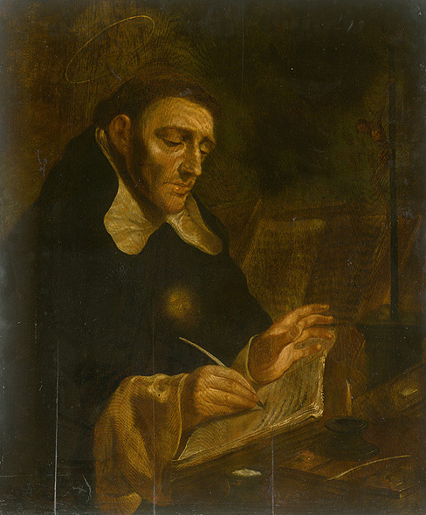 Autor kópie neznámy, Karel Škréta – Saint Thomas Aquinas