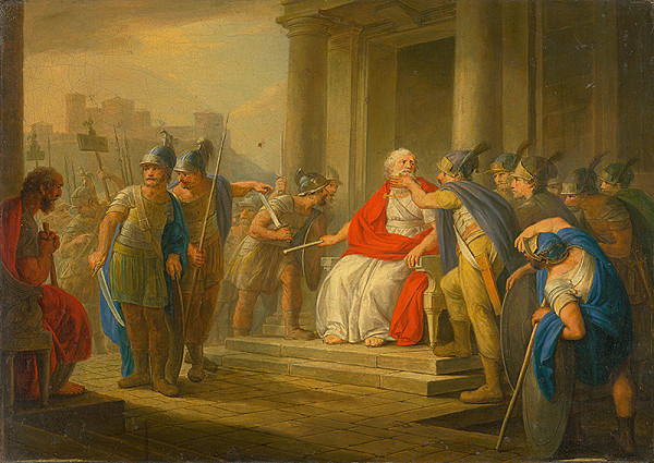 Nemecký maliar z konca 18. storočia – Výjav z rímskej histórie