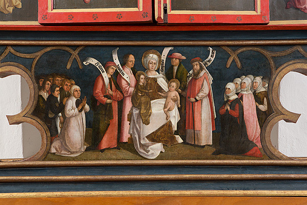 Juhonemecký maliar z 1. tretiny 16. storočia – Oltár Panny Márie - predela