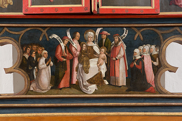 Juhonemecký maliar z 1. tretiny 16. storočia – Oltár Panny Márie - predela 