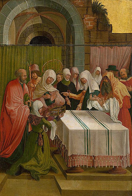 Podunajský maliar z roku 1519 – Obetovanie Ježiška