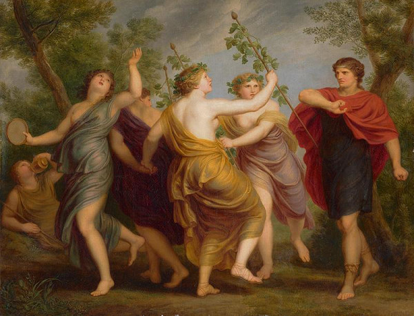 Rakúsky maliar z 1. polovice 19. storočia – Bacchanálie