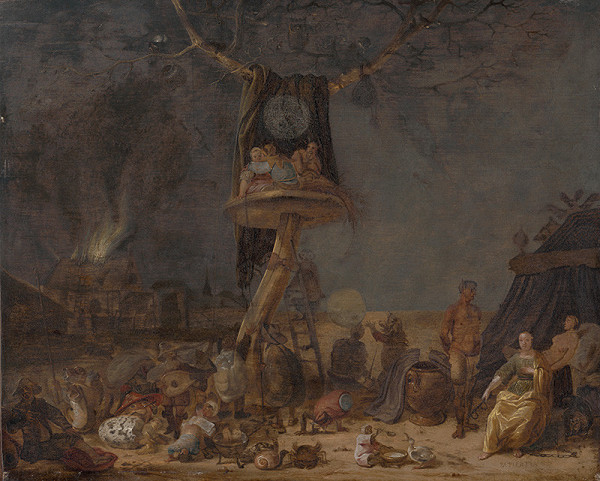 Cornelis Saftleven – Patientia (Allegory of Patience) 