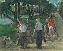 Oskar Fikar – Brigade Workers on the Slavic Road 