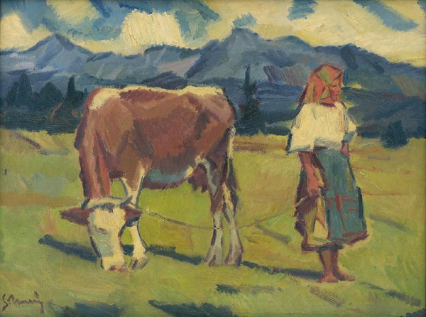 Gustáv Mallý – In the Pasture