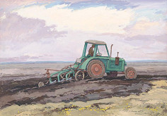 Jaroslav Votruba – Ploughman with a Tractor 