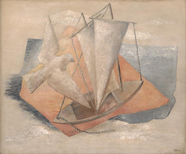 František Malý – Landscape with a Boat
