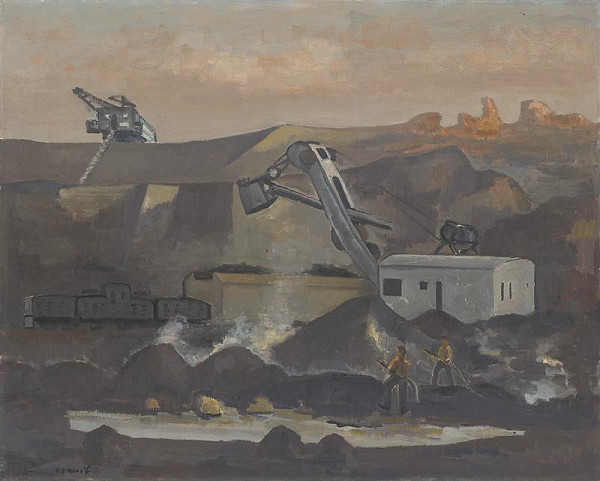 Václav Vojtěch Novák – Excavator in a Mine 