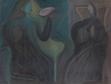 Karol Polónyi – Seated Women 