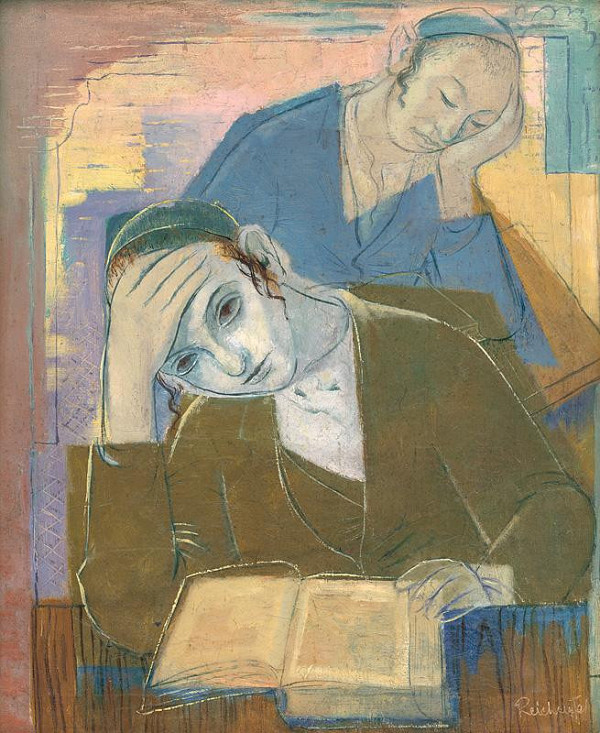František Reichentál – Two Talmudists 