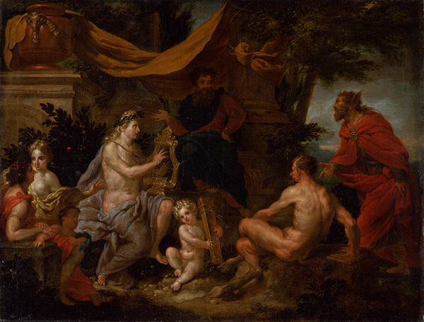 Godfried Maes, Flámsky maliar – The Music Competition of Pan and Apollo (The Music Competition of Apollo and Silenus)