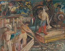 Július Jakoby – Zbieranie piesku 