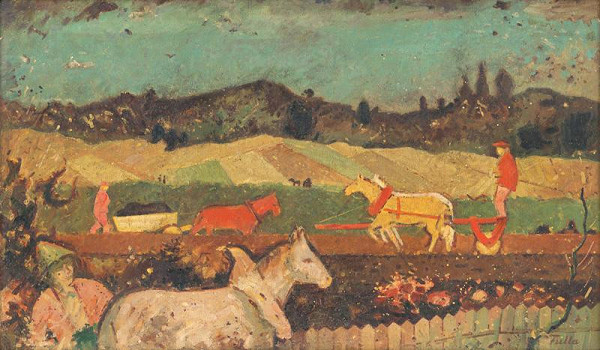 Ľudovít Fulla – Spring in the Field 