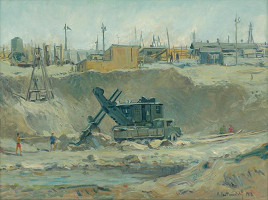 Vladimír Vestenický – Digging Foundations for the Dam of Youth (Study) 