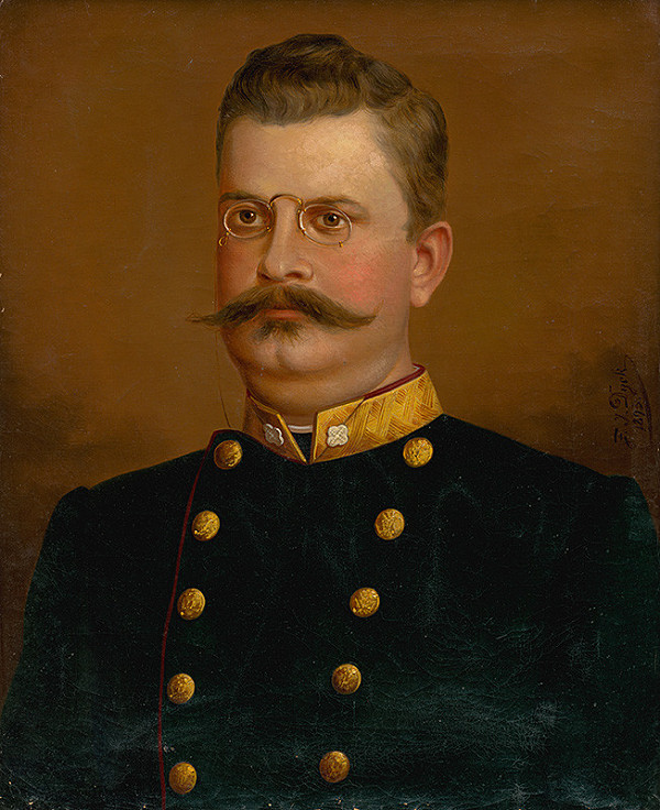 F.J. Dyck – Portrait of a Man in Uniform