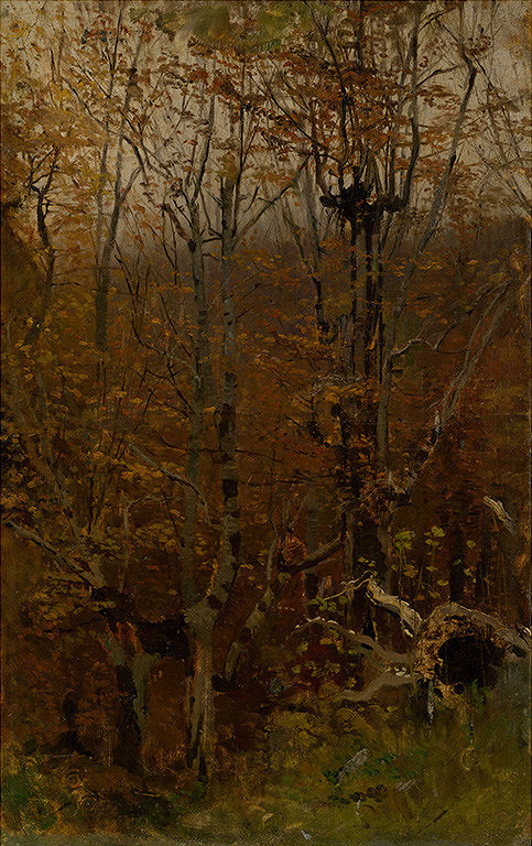 Ladislav Mednyánszky – Autumn Hardwood Forest