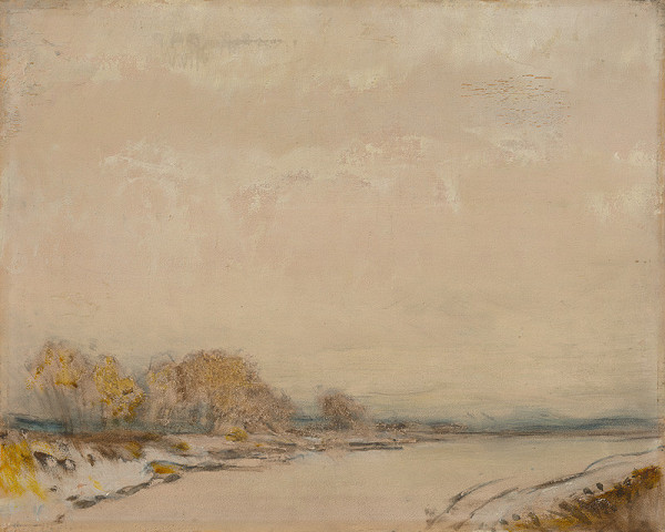 Ladislav Mednyánszky – Landscape with a River