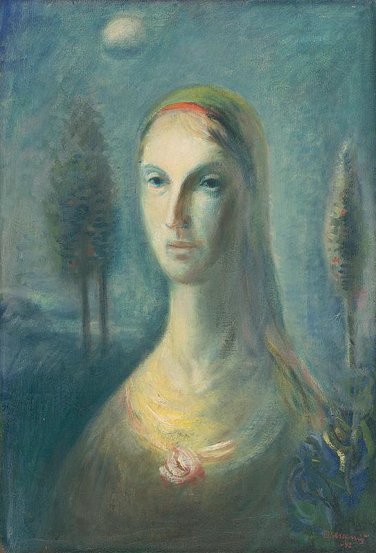 Dezider Milly – The Head - A Variant of the Picture 'Wanderer'