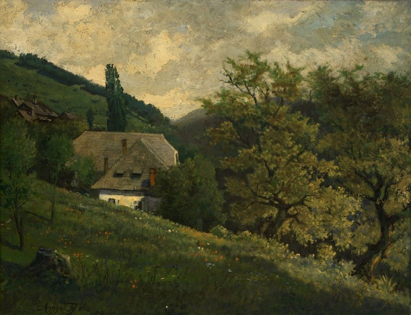 Vojtech Angyal – Krajina pri Kremnici 