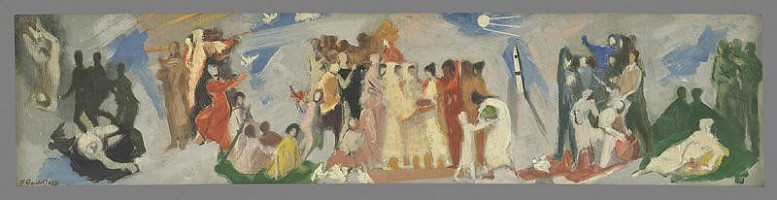 František Gajdoš – Design for a Monumental Decoration 