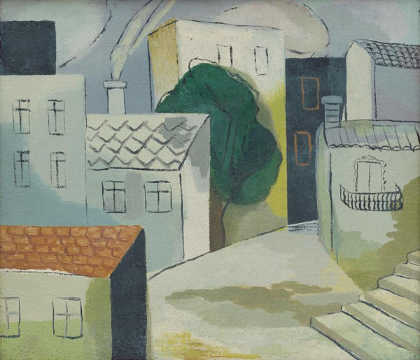 Ester Šimerová-Martinčeková – Street - City Landscape from Dalmatia