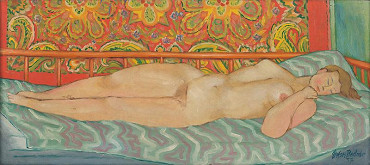 Štefan Bednár – Reclining Female Nude 