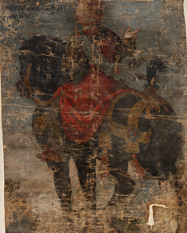 Stredoeurópsky maliar zo začiatku 17. storočia – Jazdecký portrét manželky 