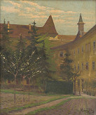 Vojtech Marx – Old Bratislava Courtyard 