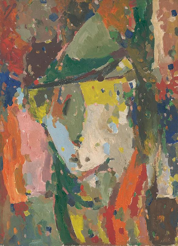 Jozef Ilečko – Portrét v klobúku 