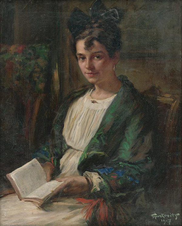 František Gyurkovits – Čítajúce dievča
