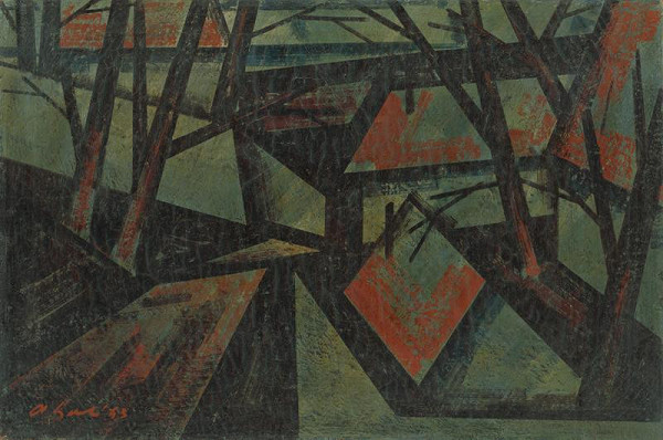 Alexander Szabó – Evening in a Village 