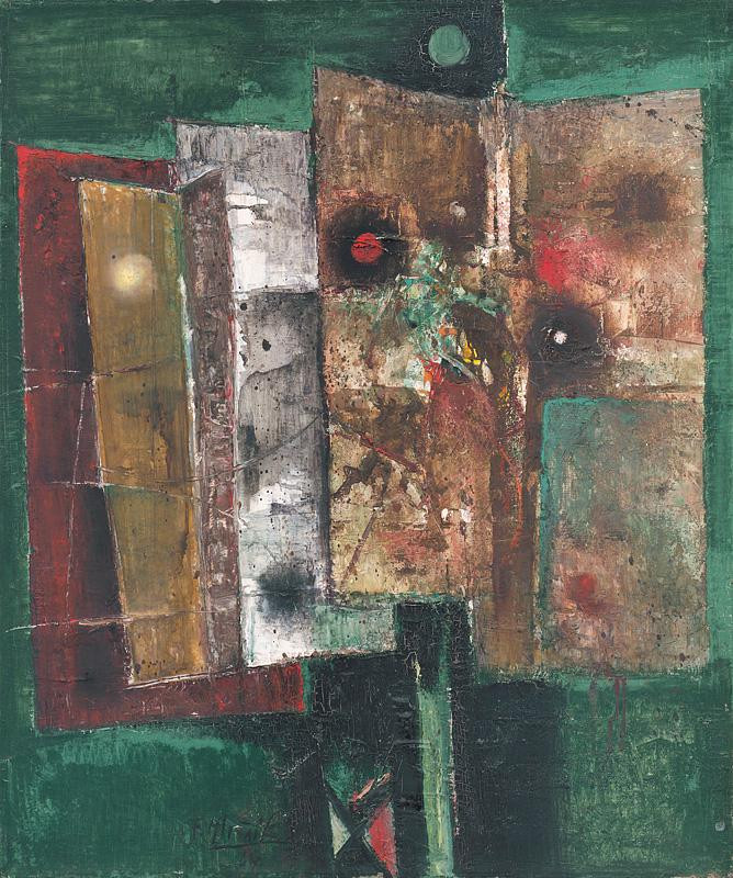 Ferdinand Hložník: Terče, 1964, Slovenská národná galéria