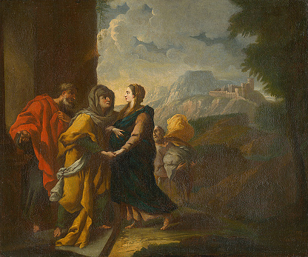 Luca Giordano – Stretnutie Márie so svätou Alžbetou