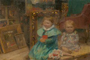 Maximilián Kurth – Umelcove deti v ateliéri 