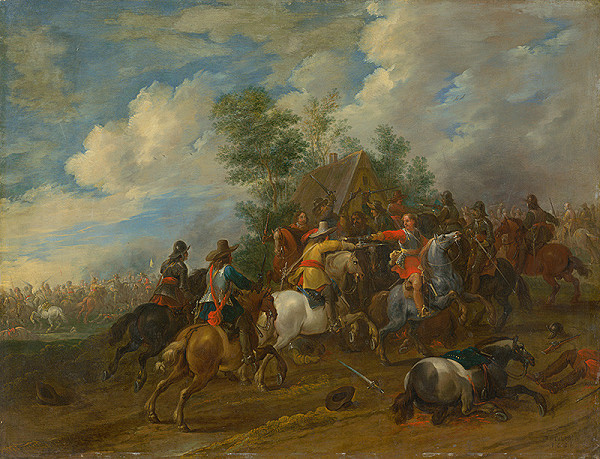 Pieter Meulener – Cavalry Skirmish
